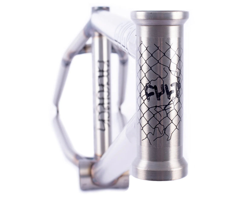 Cult Dehart Backcheck 2026 BMX Frame (Clear Coat Raw) – The Cut BMX
