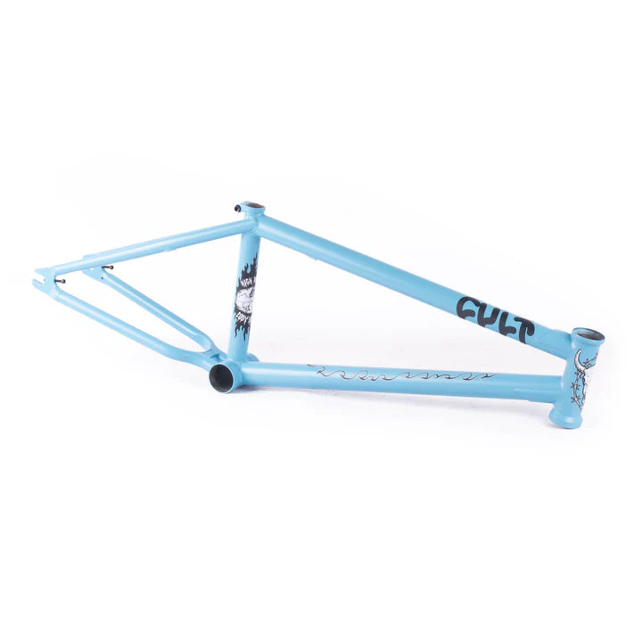 Cult Shorty BMX Frame (High Desert Colorway / Baby Blue) – The Cut BMX Cult Shorty BMX Frame (High Desert Colorway / Baby Blue) – The Cut BMX