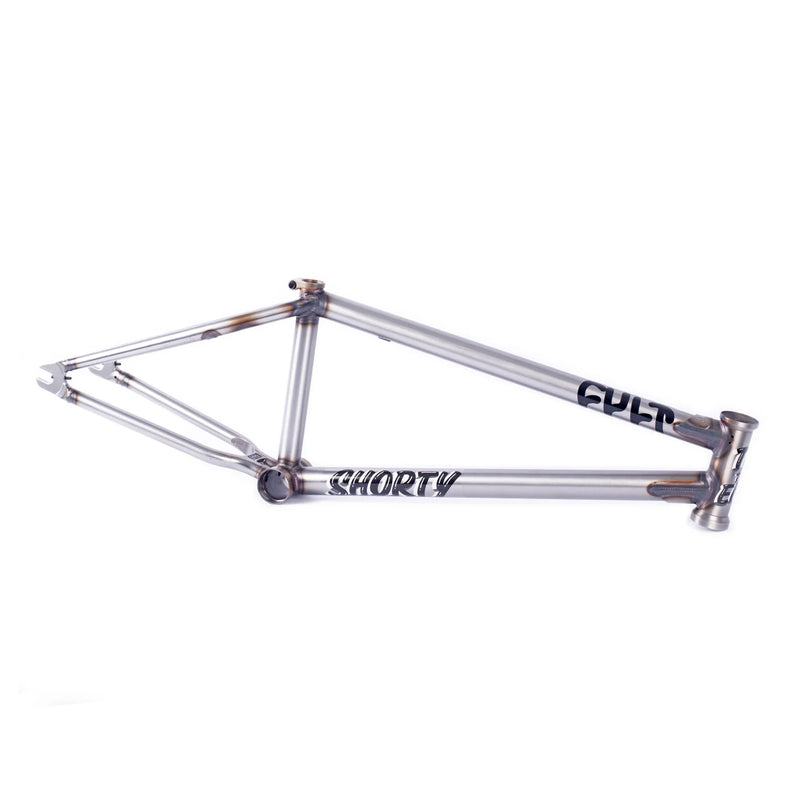 Cult Shorty 2026 BMX Frame (Clear Coat Raw) – The Cut BMX