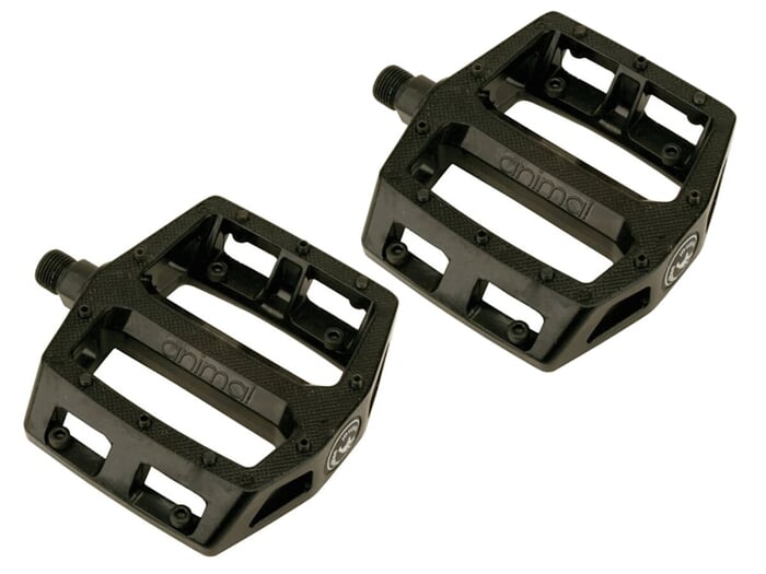 Animal Hamilton Alloy BMX Pedals (Black / Unsealed) – The Cut BMX