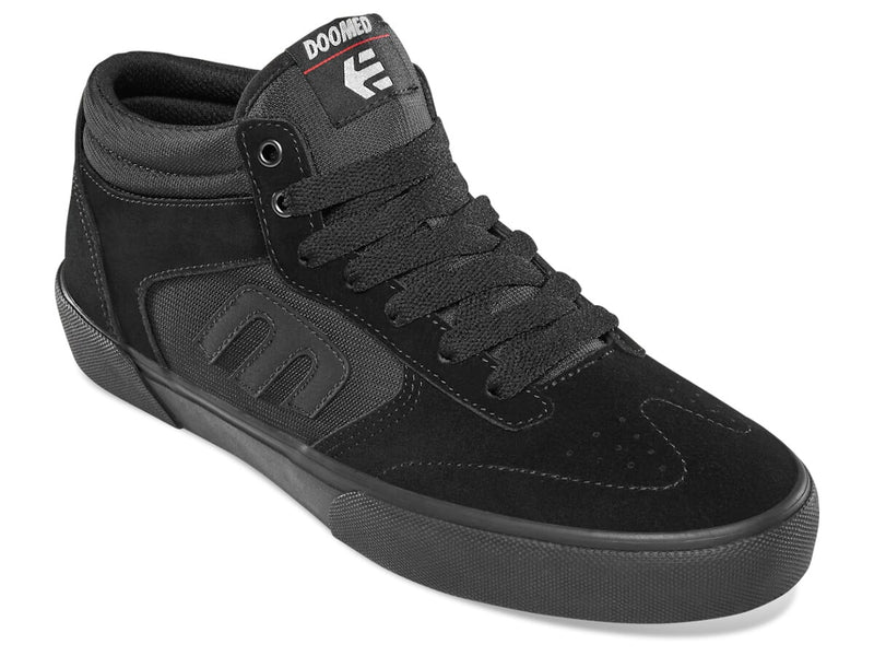 Etnies X Doomed Windrow Vulc Mid Shoes (Black/Black)