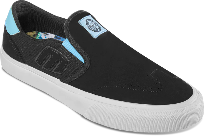 Etnies Low Cut Slip X DIG BMX Shoes (Black/Blue)