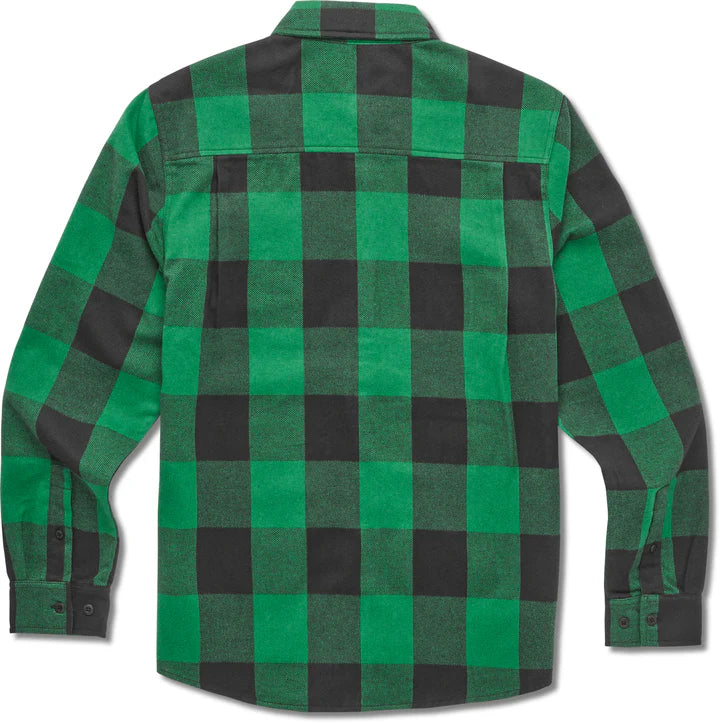 Etnies X DIG BMX Longsleeve Flannel Shirt (Green/Black)