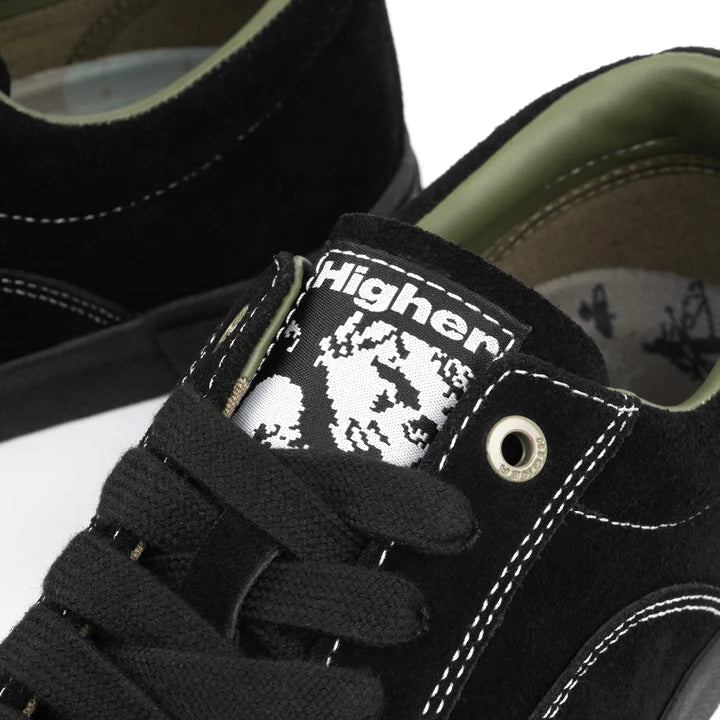 Higher Crypt Suede BMX Shoes (Black)