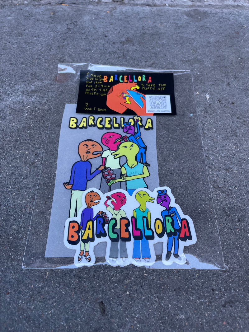 Barcellora Big Patch & Sticker Pack
