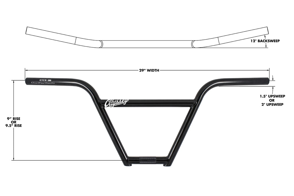 まーぼー　BMX バー ODYSSEY 49ER 9\