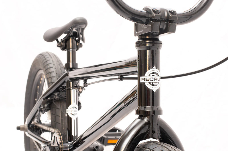 United Recruit 18" BMX Bike (Gloss Black)