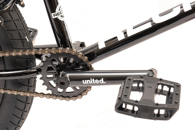 United Recruit 20" BMX Bike (Gloss Black / 20.25" Top Tube)