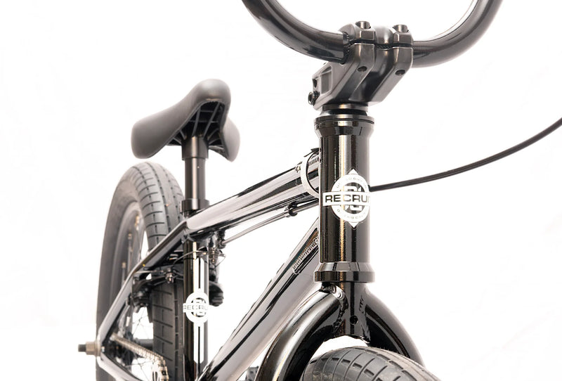 United Recruit 20" BMX Bike (Gloss Black / 20.25" Top Tube)