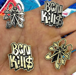 BCN Kills Metal Pin