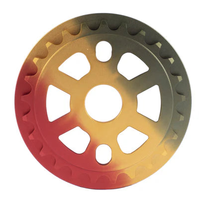 Cult Dak BMX Guard Sprocket (Rasta Colorway)