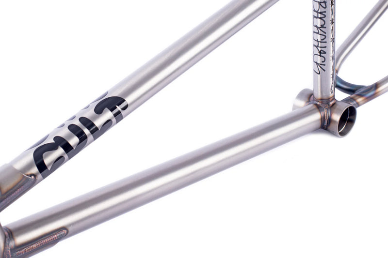 Cult Dehart Backcheck 2026 BMX Frame (Clear Coat Raw) – The Cut BMX