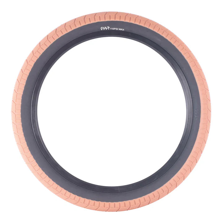 Cult Dehart BMX Tire (Gum w/ Black Walls)