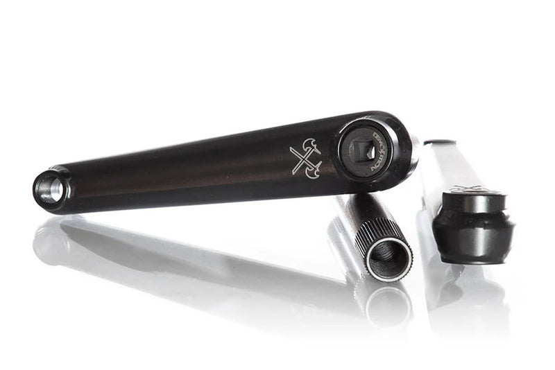 Demolition Revolt 24mm BMX Cranks (Black)