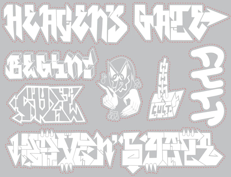 Cult Heaven's Gate 2025 BMX Frame (Black / Brandon Begin Signature