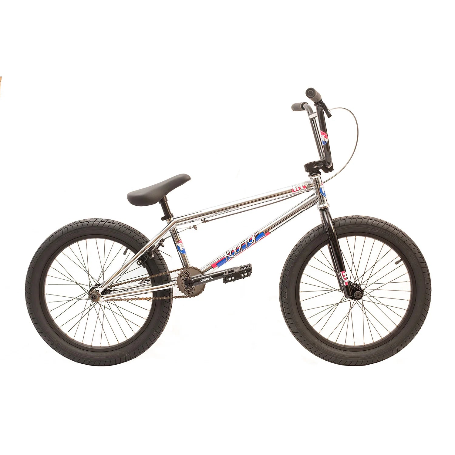 rooftop bmx bicycle United Rooftop 20.8" TT BMX Bike Chrome
