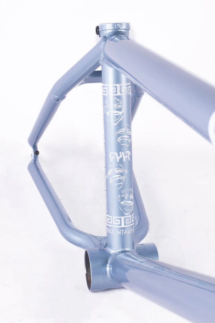 Cult Shorty BMX Frame (George ntavoutian Colorway / Sierra Blue Cult Shorty BMX Frame (George ntavoutian Colorway / Sierra Blue