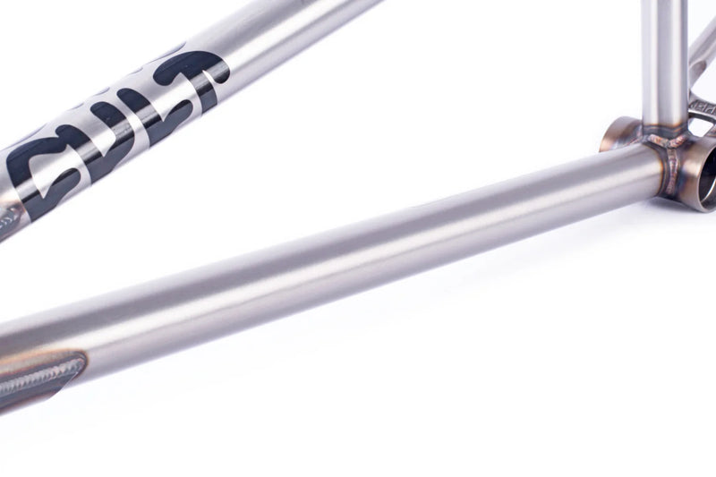 Cult Shorty 2026 BMX Frame (Clear Coat Raw) – The Cut BMX