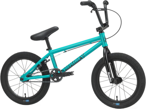 Sunday Primer 16" BMX Bike (Gloss Turquoise)