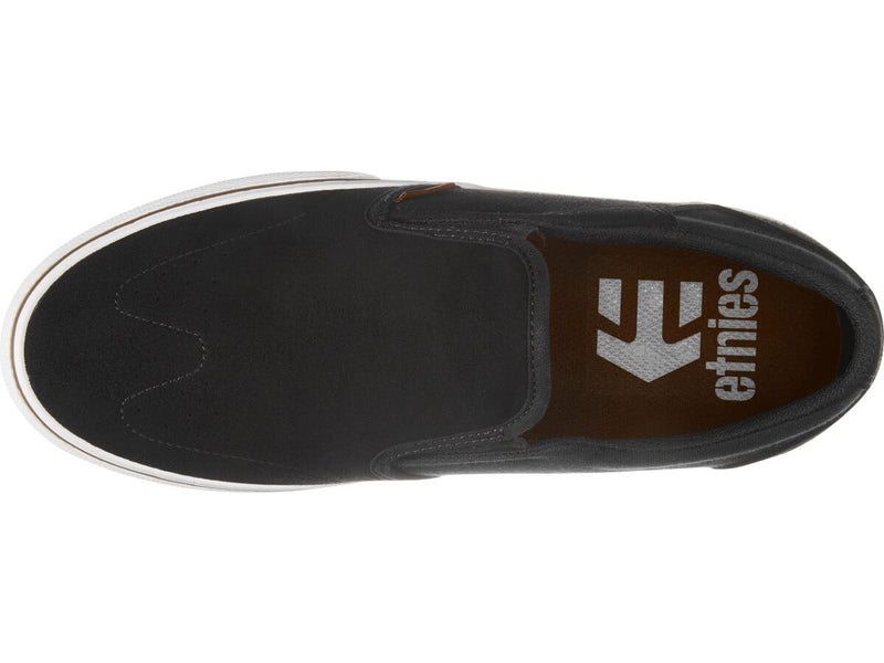 Etnies Marana Slip Shoes (Black/White/Gum)