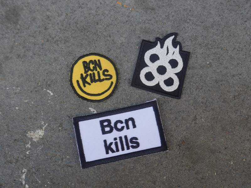 Pack de 3 parches surtidos de BCN Kills