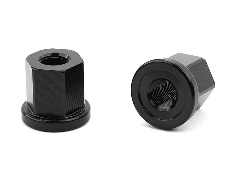Mission 3/8″ Alloy Axle Nuts (Black)