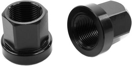 Mission 17mm Alloy Axel Nuts (Black)