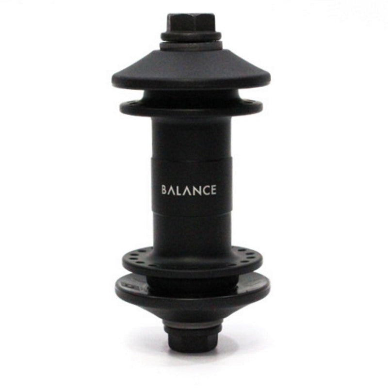 Primo Balance Front Hub - Black 10mm (3/8") at . Quality Hubs from Waller BMX.